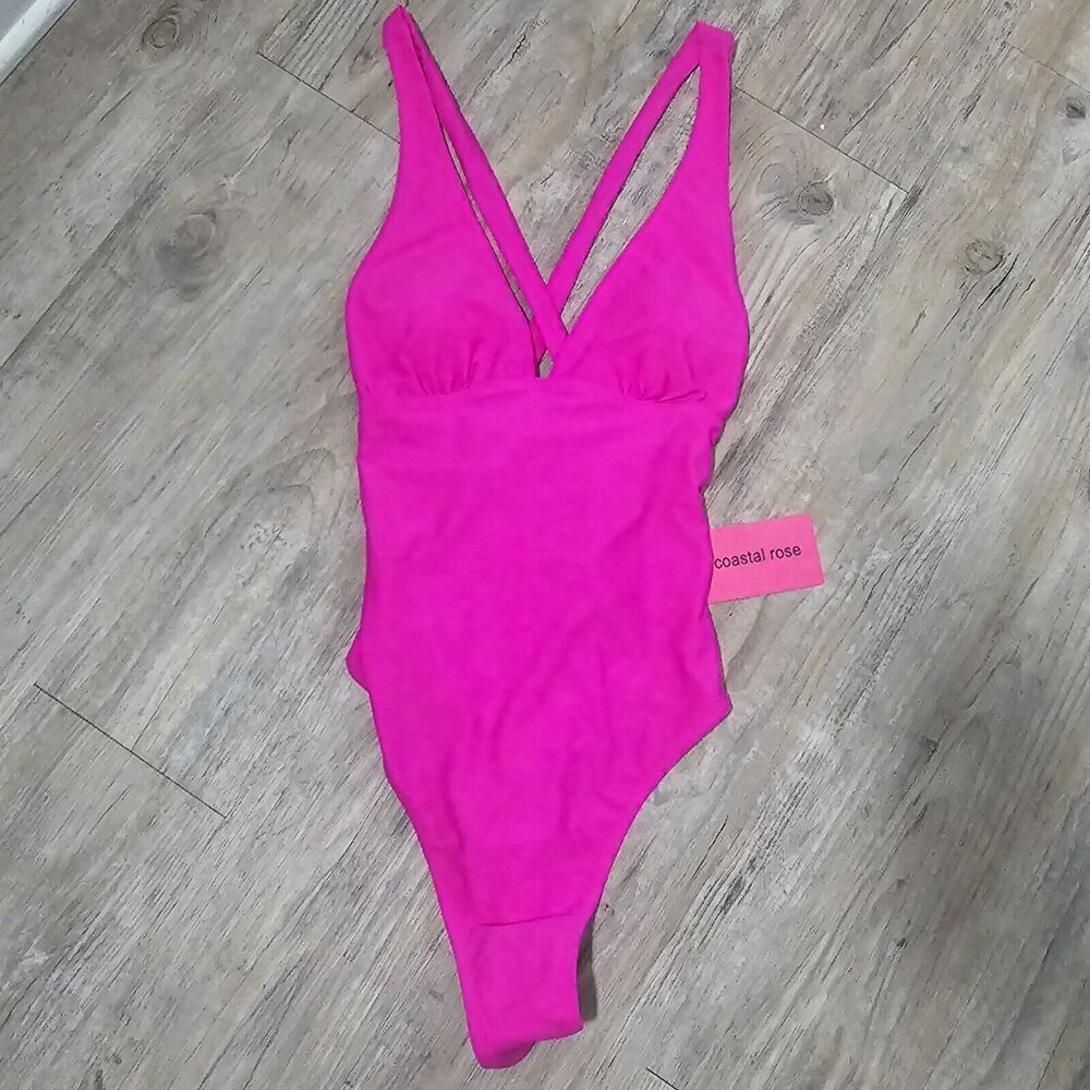 Vibrant Pink One Piece Swimsuit